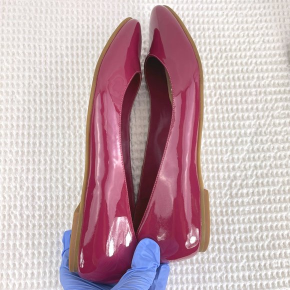 COLE HAAN fuschia slip on low heel flats - like new!  SZ 8 - Picture 10 of 15